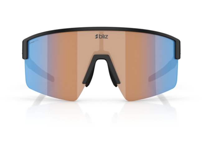 P&auml;ikeseprillid Bliz P004 Matte Black Coral Orange Blue Mirror