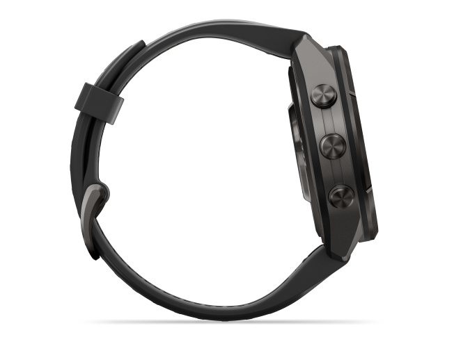 Spordikell Garmin fenix 9 43mm Pro inReach - Carbon Gray DLC Titanium with Black/Pebble Grey Silicone Band