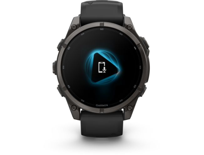 Spordikell Garmin fenix 9 47mm Standard - Carbon Grey DLC Titanium with Black Silicone Band