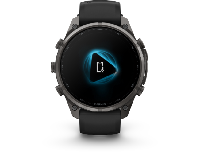 Spordikell Garmin fenix 9 47mm Pro inReach - Carbon Gray DLC Titanium with Black/Pebble Grey Silicone Band