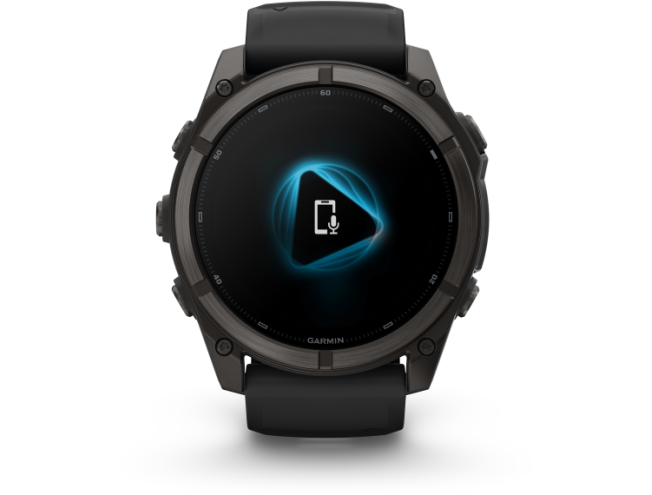 Spordikell Garmin fenix 9 51mm Standard - Carbon Grey DLC Titanium with Black Silicone Band