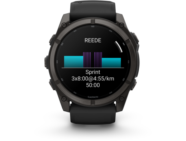 Spordikell Garmin fenix 9 51mm Standard - Carbon Grey DLC Titanium with Black Silicone Band