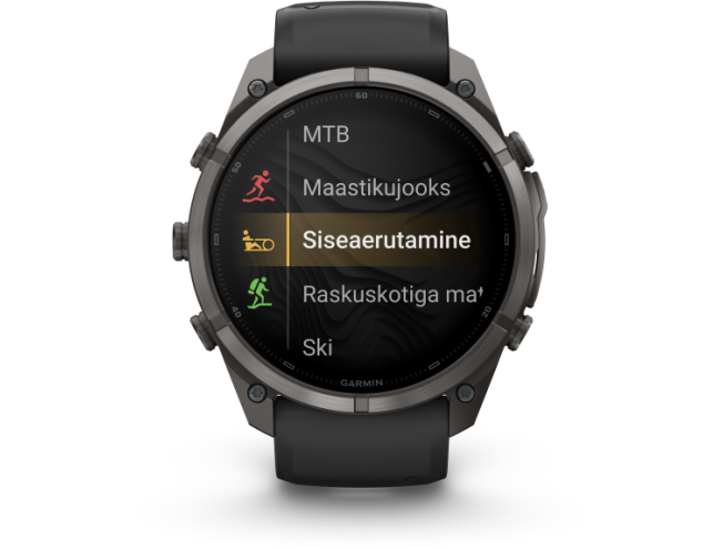 Spordikell Garmin fenix 9 51mm Pro - Carbon Gray DLC Titanium with Black/Pebble Grey Silicone Band