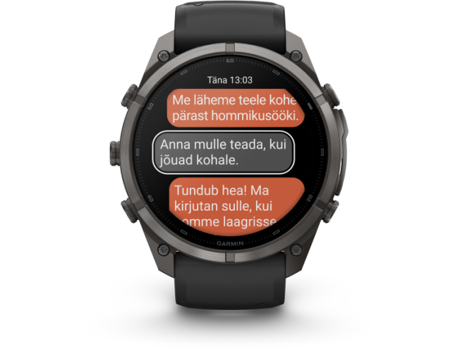 Spordikell Garmin fenix 9 51mm Pro - Carbon Gray DLC Titanium with Black/Pebble Grey Silicone Band