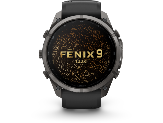 Spordikell Garmin fenix 9 51mm Pro - Carbon Gray DLC Titanium with Black/Pebble Grey Silicone Band