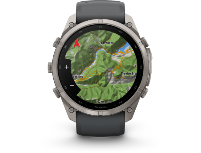 Spordikell Garmin fenix 9 51mm Pro - Titanium with Graphite/Black Silicone Band