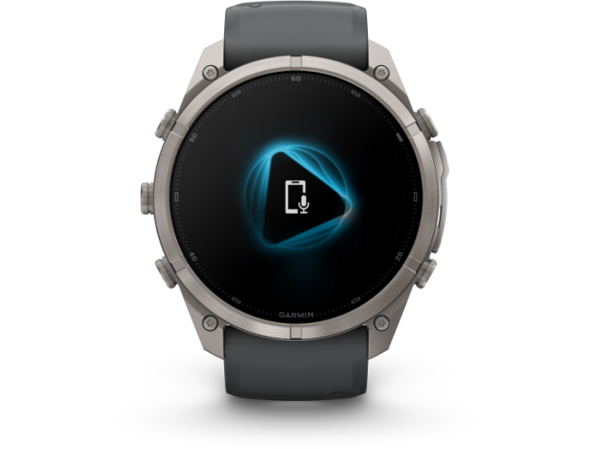 Spordikell Garmin fenix 9 51mm Pro - Titanium with Graphite/Black Silicone Band
