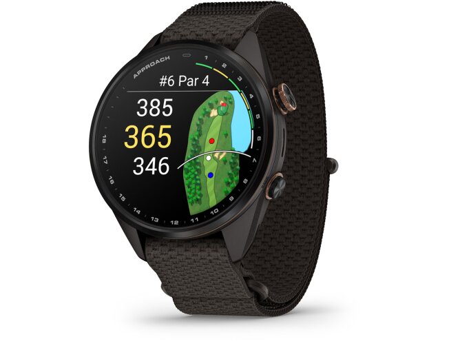 Golfikell Garmin Approach S72 43mm Carbon Gray/Heritage Bronze DLC Titanium