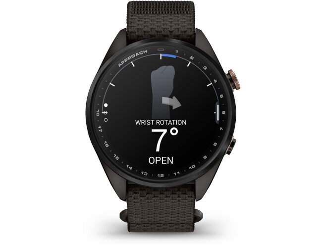 Golfikell Garmin Approach S72 43mm Carbon Gray/Heritage Bronze DLC Titanium