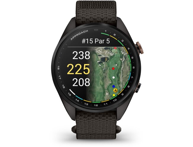 Golfikell Garmin Approach S72 43mm Carbon Gray/Heritage Bronze DLC Titanium