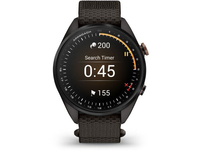 Golfikell Garmin Approach S72 43mm Carbon Gray/Heritage Bronze DLC Titanium