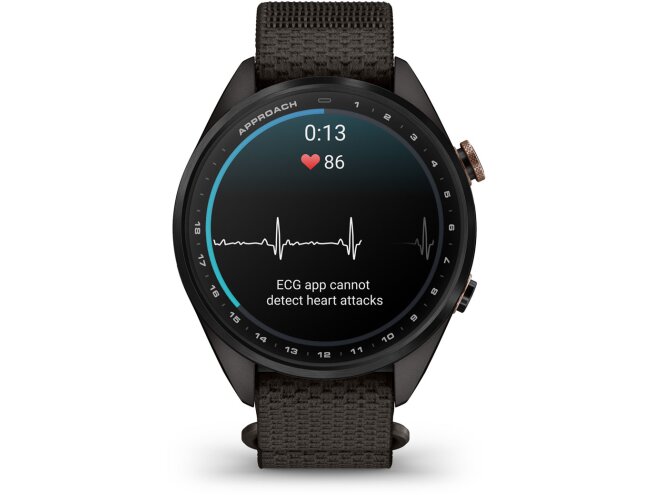 Golfikell Garmin Approach S72 43mm Carbon Gray/Heritage Bronze DLC Titanium