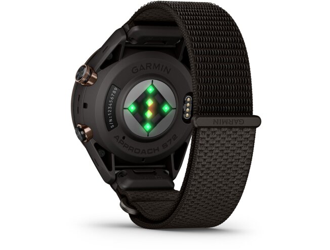 Golfikell Garmin Approach S72 43mm Carbon Gray/Heritage Bronze DLC Titanium