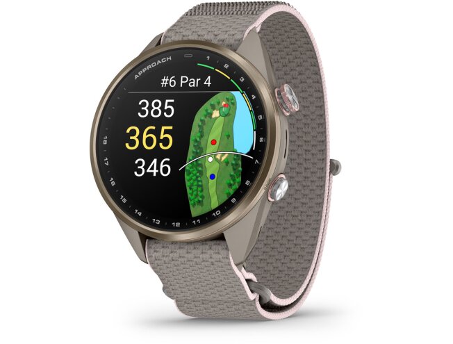 Golfikell Garmin Approach S72 43mm Soft Gold/Blush Pink Titanium