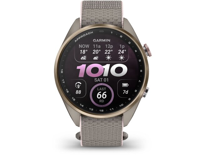 Golfikell Garmin Approach S72 43mm Soft Gold/Blush Pink Titanium