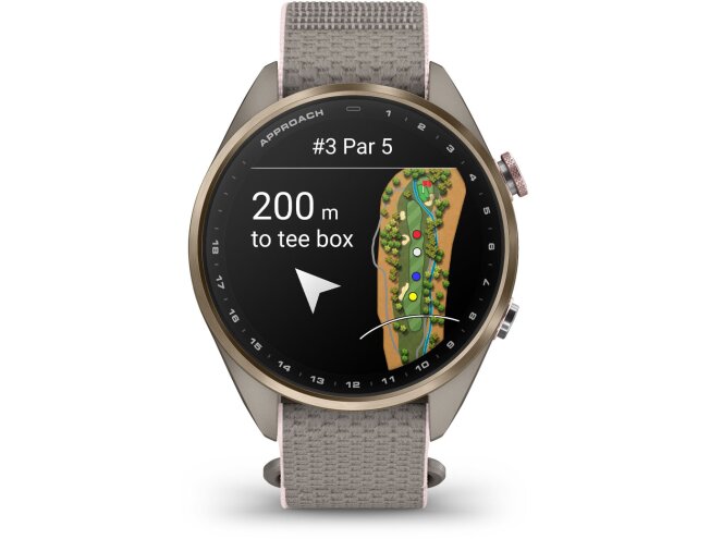 Golfikell Garmin Approach S72 43mm Soft Gold/Blush Pink Titanium