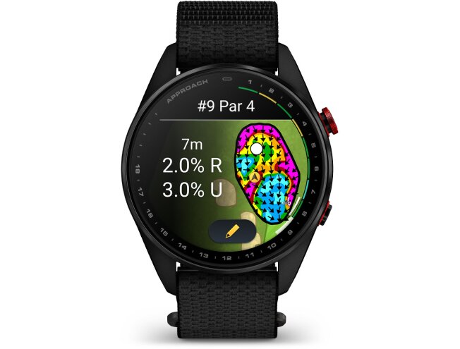 Golfikell Garmin Approach S72 47mm Carbon Gray/Red DLC Titanium