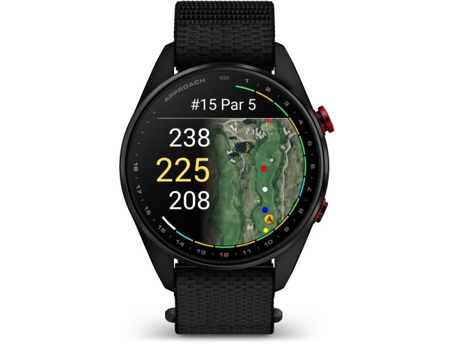 Golfikell Garmin Approach S72 47mm Carbon Gray/Red DLC Titanium
