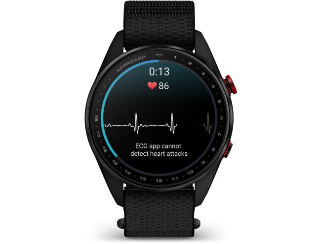 Golfikell Garmin Approach S72 47mm Carbon Gray/Red DLC Titanium