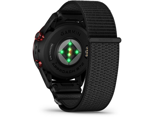 Golfikell Garmin Approach S72 47mm Carbon Gray/Red DLC Titanium