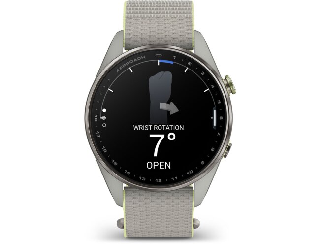Golfikell Garmin Approach S72 47mm Silver/Citron Titanium