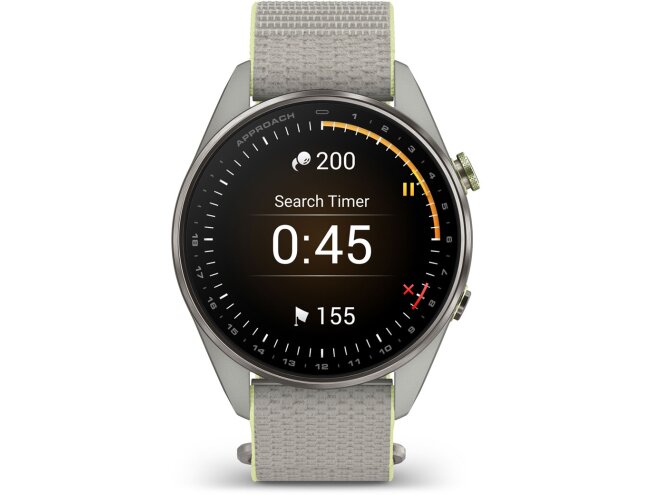 Golfikell Garmin Approach S72 47mm Silver/Citron Titanium