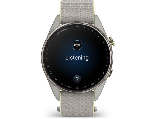 Golfikell Garmin Approach S72 47mm Silver/Citron Titanium