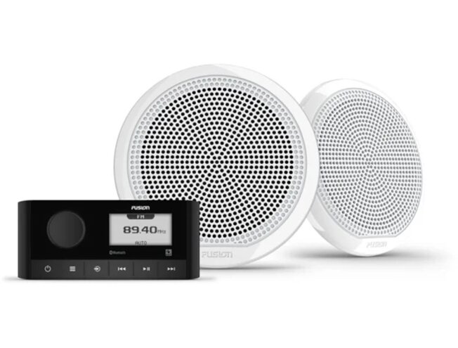 Fusion laevaraadio ja k&otilde;larite komplektid MS-RA60 ja EL Classic k&otilde;larid