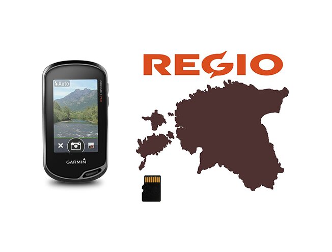 K&auml;si GPS Garmin Oregon 750 Oregon 750+Regio Eesti teed