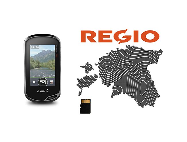 K&auml;si GPS Garmin Oregon 750 Oregon 750+Regio Eesti topo