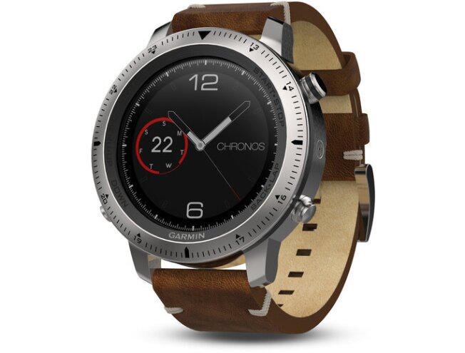 Spordikell Garmin fēnix Chronos Steel Leather