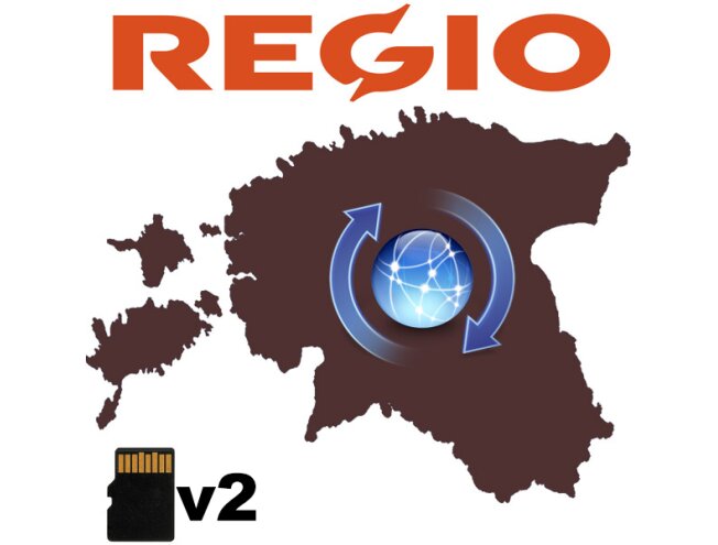 Regio Eesti teed v2 m&auml;lukaardi uuendus