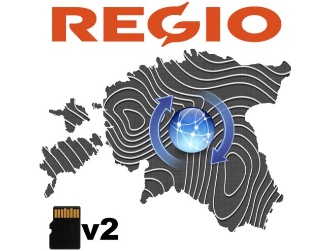 Regio Eesti TOPO v2 m&auml;lukaardi uuendus