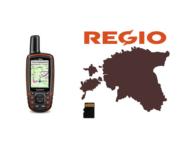 Garmin Käsi GPS GPSMAP 64s GPSMAP 64s+Regio Eesti teed