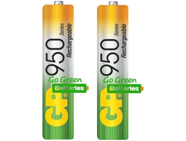Akud 2x AAA GP 950mAh 1000 seeria