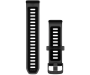 Quick Release silikoon kellarihmad (20mm) Translucent Black