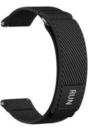 Kellarihmad 22mm kiire kinnitus must nailon
