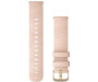 Kellarihm Quick Release (20mm) Blush Pink Woven Nylon with Light Gold Hardware (VM3/Style) 125-190 mm Nailon - roosa/kuld 125-190 mm