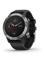 Multispordi kell Garmin fenix 6 Standard - h&otilde;be, musta rihmaga