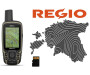 Käsi GPS Garmin GPSMAP 65 GPSMAP 65 + Regio Topo mälukaart