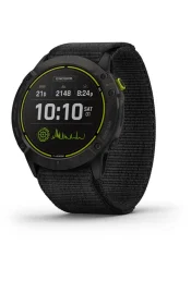 Spordikell Garmin Enduro DLC must, musta UltraFit nailonrihmaga