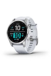 Spordikell Garmin fenix 7S Standard - Silver with Whitestone Band