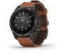 Spordikell Garmin epix (Gen2) Sapphire - Black Titanium Chestnut Leather Sapphire - Black Titanium Chestnut Leather