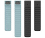 Kiirkinnitusega kellarihmad 26mm Magnetiga silikoon - must / helesinine