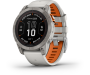 Spordikell Garmin fenix 7 PRO Solar Sapphire - Fog Gray Ti Ember Orange