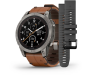 Spordikell Garmin fenix 7 PRO Solar Sapphire - Titanium Brown Leather