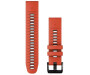 QUICKFIT 22 kellarihmad (22mm) Silikoon - Flame Red/Graphite