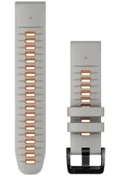 QUICKFIT 22 kellarihmad (22mm) Silikoon - Fog Gray/Ember Orange