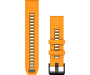 QUICKFIT 22 kellarihmad (22mm) Silikoon - Spark Orange/Graphite