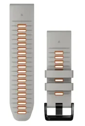 QUICKFIT 26 kellarihmad (26mm) Silikoon - Fog Gray/Ember Orange